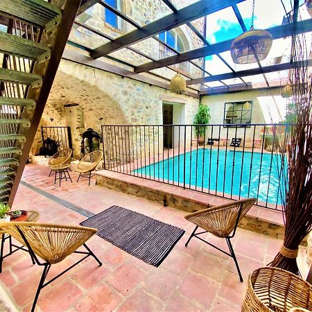 Gite De Groupe 9Ch Ou 3 Gites Independants De 3Ch - Patio Et Piscine Interieure Chauffee Toute L'Annee Vallon-Pont-d'Arc Bagian luar foto