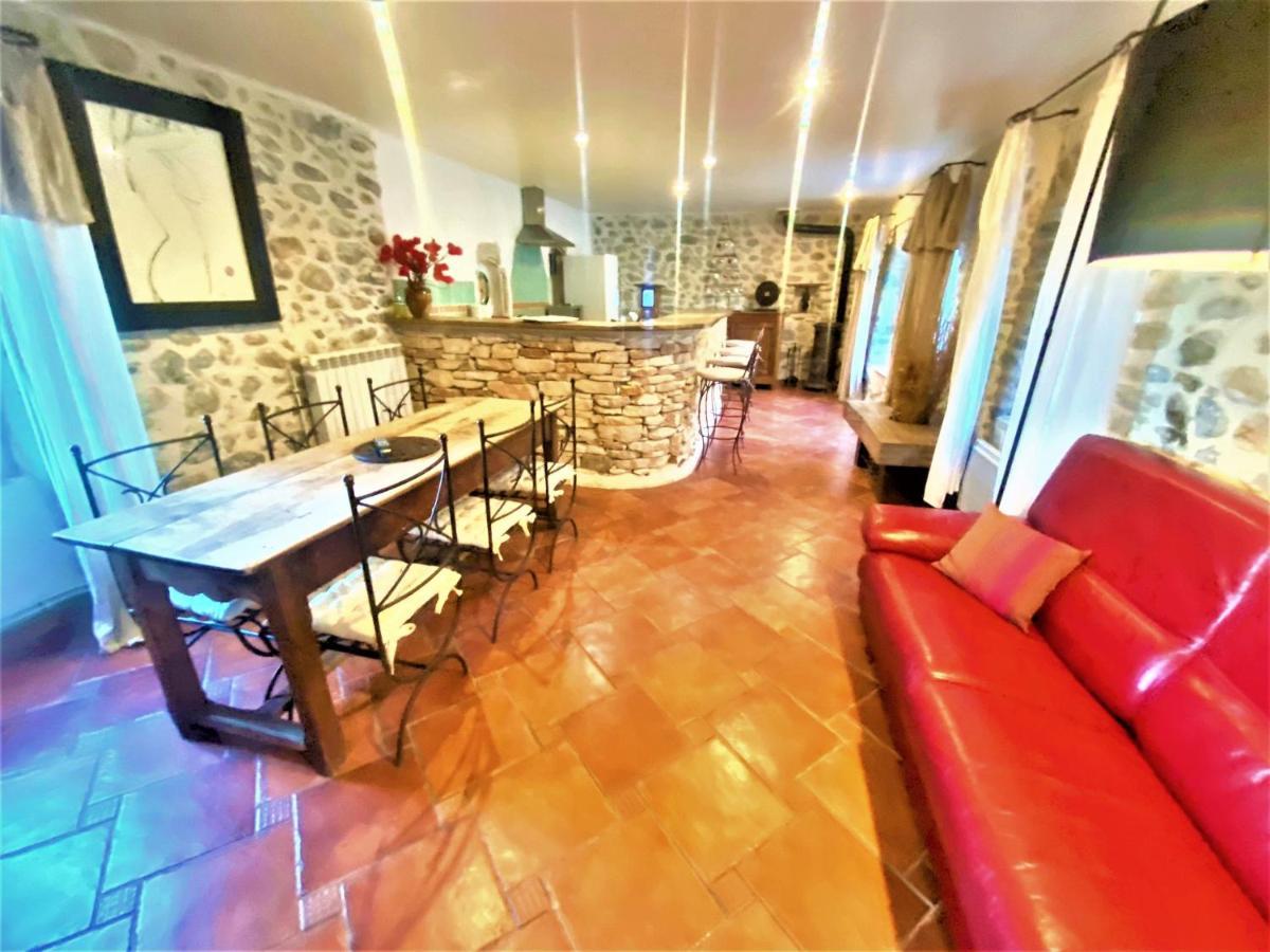 Gite De Groupe 9Ch Ou 3 Gites Independants De 3Ch - Patio Et Piscine Interieure Chauffee Toute L'Annee Vallon-Pont-d'Arc Bagian luar foto