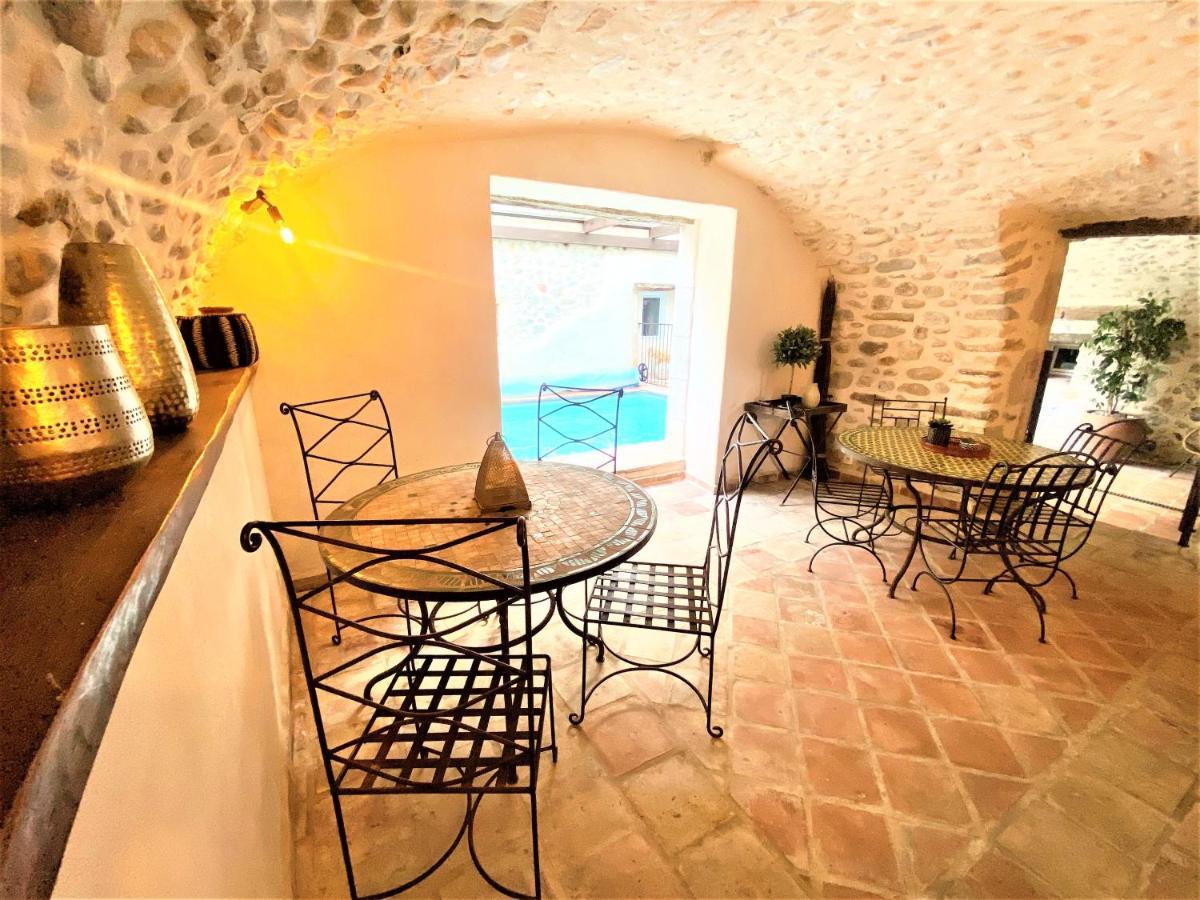 Gite De Groupe 9Ch Ou 3 Gites Independants De 3Ch - Patio Et Piscine Interieure Chauffee Toute L'Annee Vallon-Pont-d'Arc Bagian luar foto