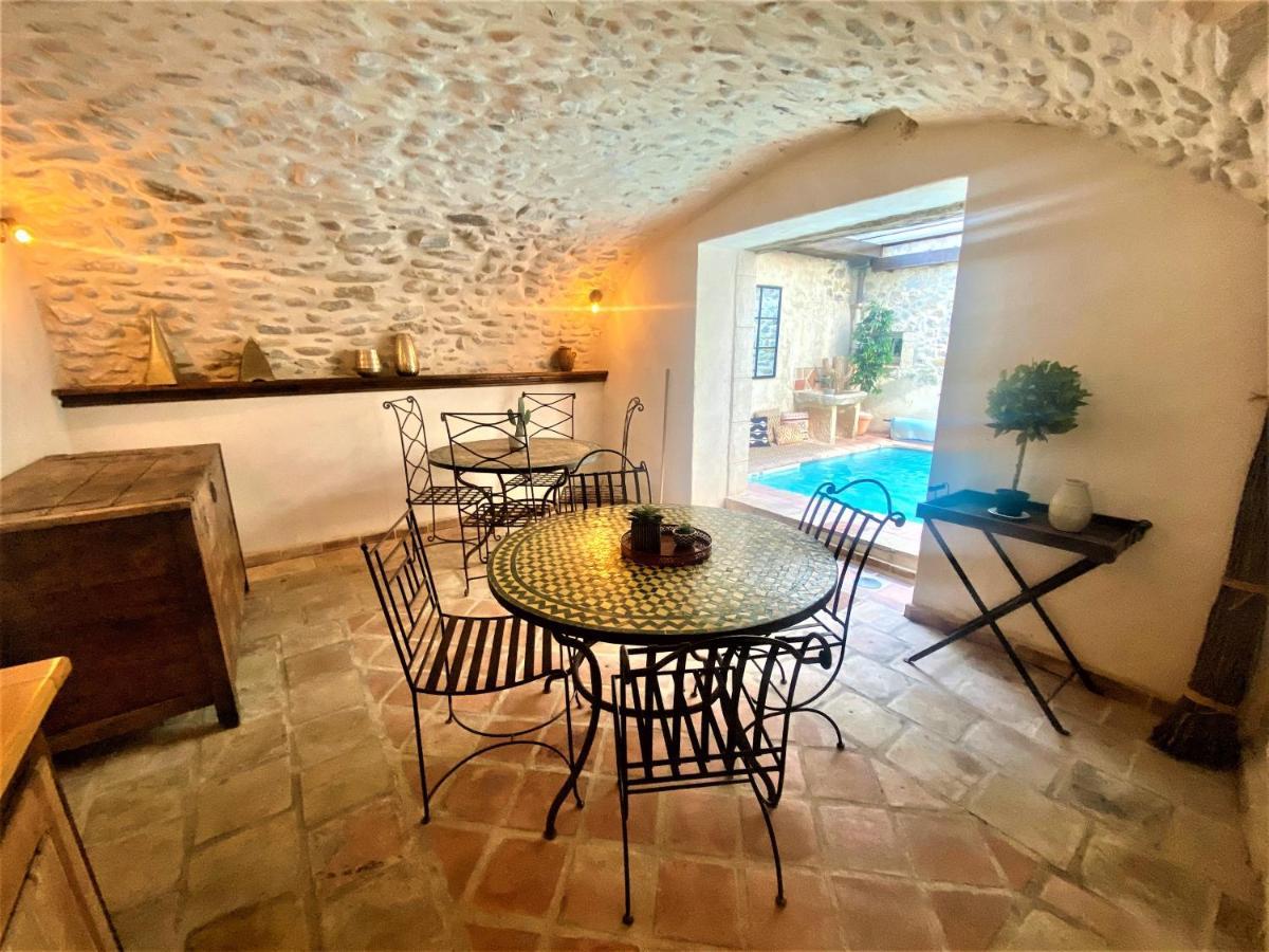 Gite De Groupe 9Ch Ou 3 Gites Independants De 3Ch - Patio Et Piscine Interieure Chauffee Toute L'Annee Vallon-Pont-d'Arc Bagian luar foto