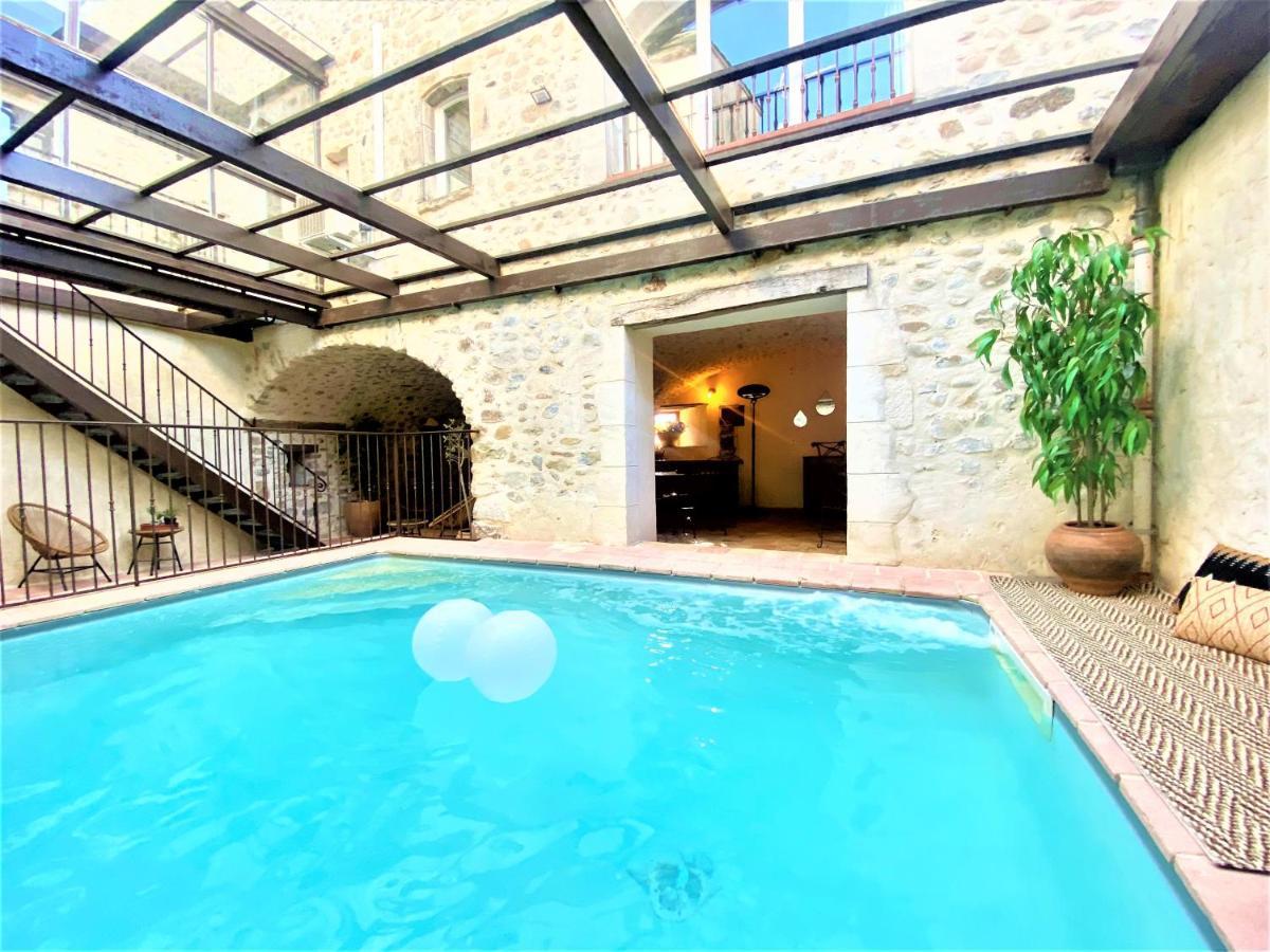 Gite De Groupe 9Ch Ou 3 Gites Independants De 3Ch - Patio Et Piscine Interieure Chauffee Toute L'Annee Vallon-Pont-d'Arc Bagian luar foto