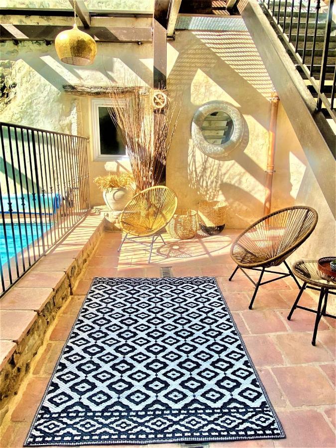 Gite De Groupe 9Ch Ou 3 Gites Independants De 3Ch - Patio Et Piscine Interieure Chauffee Toute L'Annee Vallon-Pont-d'Arc Bagian luar foto